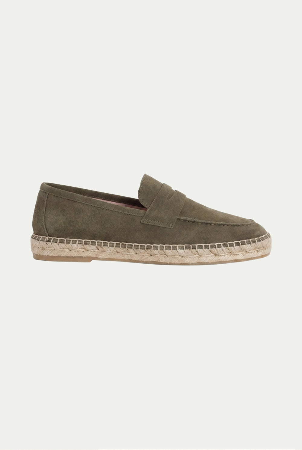 Santino Capri Suede Loafer - Oliv