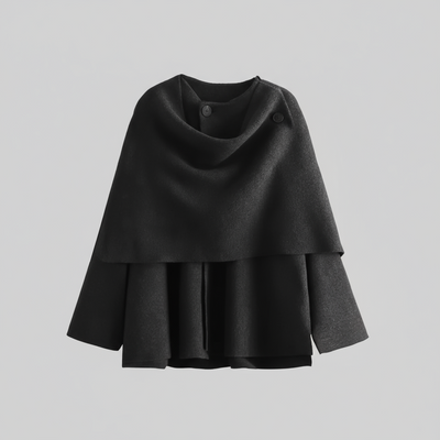 Lerici Cape – Drapierte Übergangsjacke