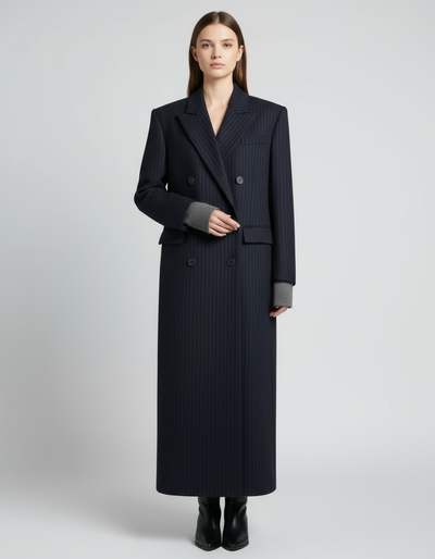 Lugano Pinstripe Mantel