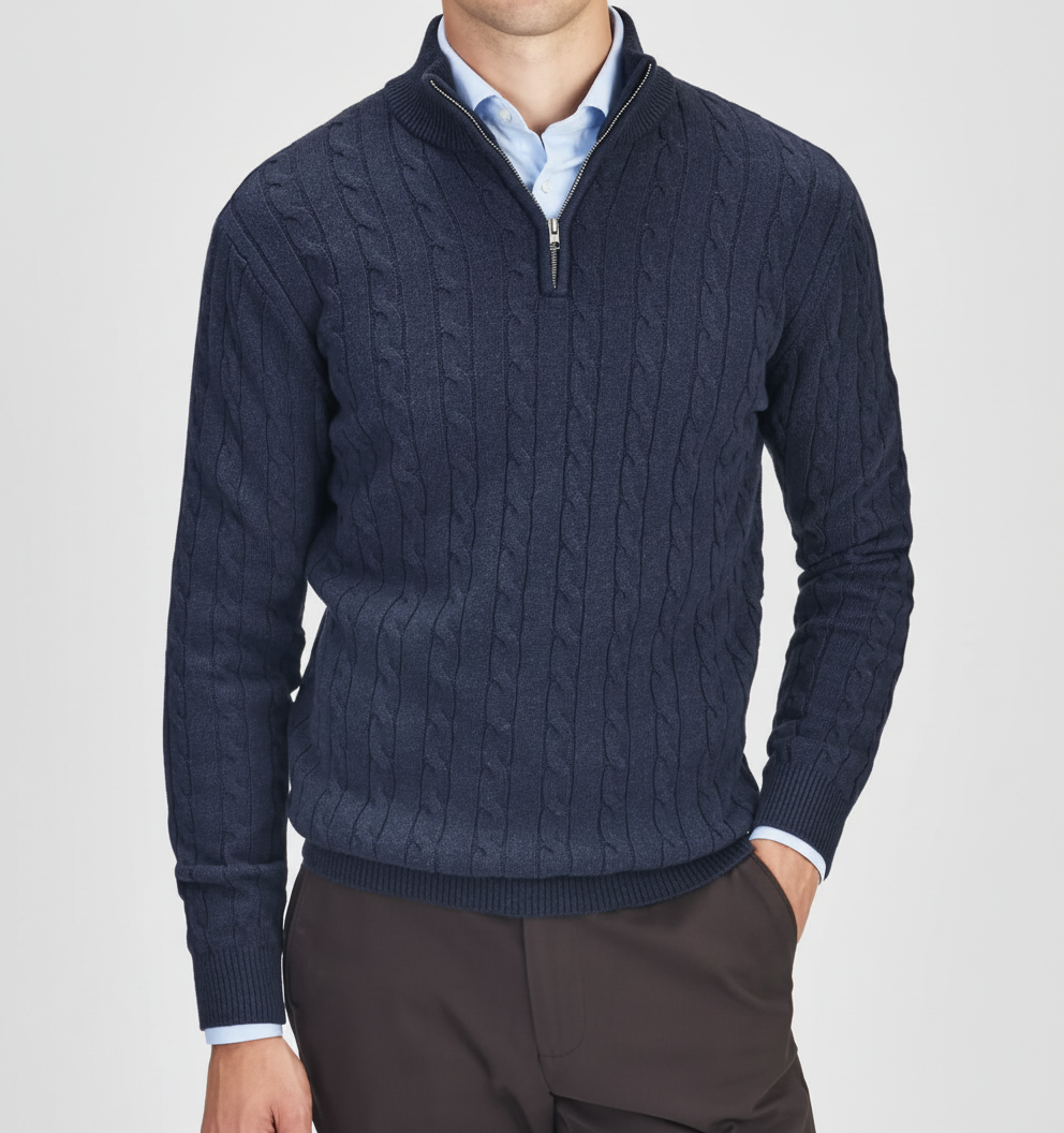 Maglione Half-Zip Strickpullover