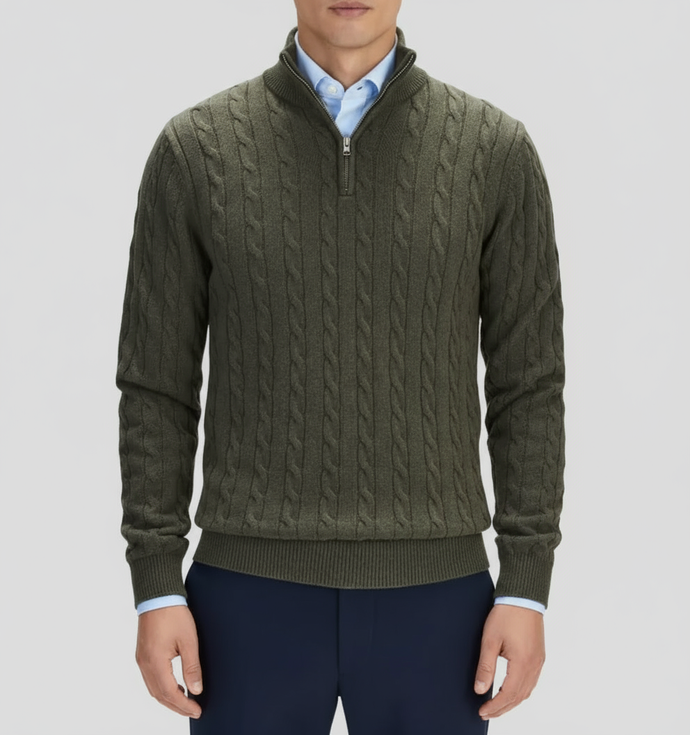 Maglione Half-Zip Strickpullover
